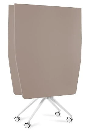 Biurko Carl Table 240x100 cm  z funkcją składania na kółkach Beżowy