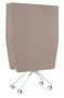 Biurko Carl Table 240x100 cm  z funkcją składania na kółkach Beżowy