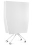 Biurko Carl Table 200x100 cm  z funkcją składania na kółkach Biały