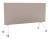 Biurko Carl 180x80 cm z funkcją składania na kółkach Beżowy