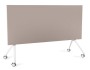Biurko Carl 180x80 cm z funkcją składania na kółkach Beżowy