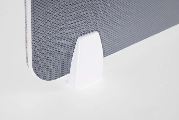 Przegroda biurkowa 100x40 cm Biały/Szary