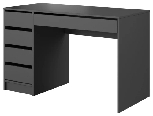 Biurko z szufladami Ada 120 cm antracyt