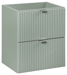 Szafka łazienkowa pod umywalkę 50 cm LINE REED GREEN szałwiowy