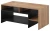 Stolik kawowy Alva z półkami 120 cm dąb craft + antracyt