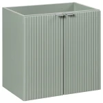 Szafka łazienkowa pod umywalkę 60 cm LINE REED GREEN 2 drzwi szałwiowy