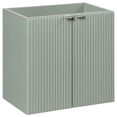 Szafka łazienkowa pod umywalkę 60 cm LINE REED GREEN 2 drzwi szałwiowy