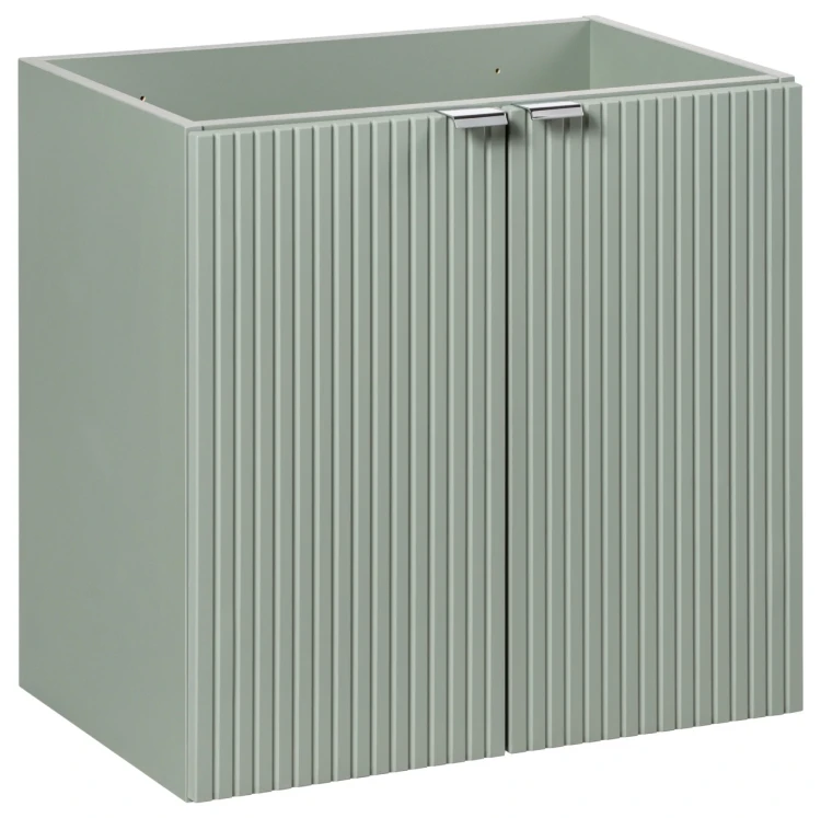 Szafka pod umywalkę 60 cm LINE REED GREEN 2 drzwi szałwiowy
