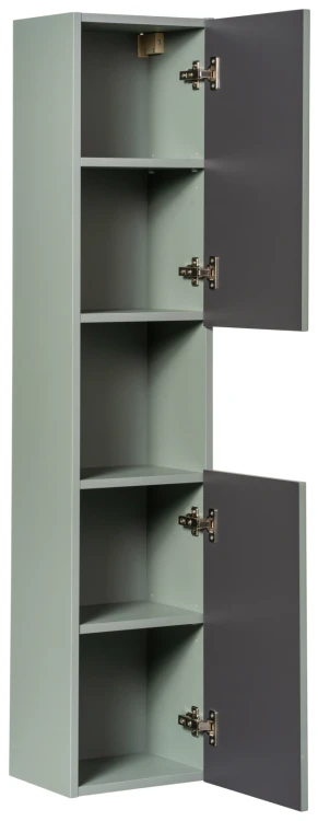 Zestaw mebli łazienkowych LINE REED GREEN z szafką pod umywalkę 140 cm (szafka wysoka Line Reed Green D 80-03-2D)