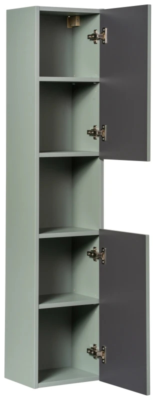 Zestaw mebli łazienkowych LINE REED GREEN z szafką pod umywalkę 140 cm (szafka wysoka Line Reed Green D 80-03-2D)