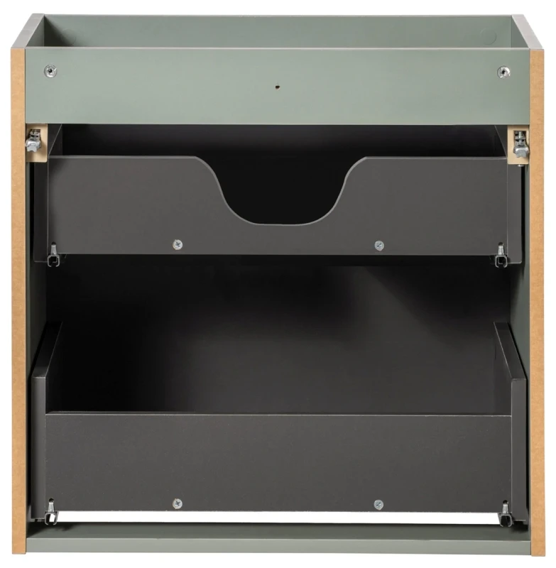 Zestaw mebli łazienkowych LINE REED GREEN szafka 60 cm 2 szuflady z umywalką Dance