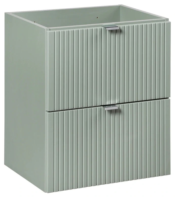 Zestaw mebli łazienkowych LINE REED GREEN szafka 50 cm 2 szuflady z blatem 50 cm