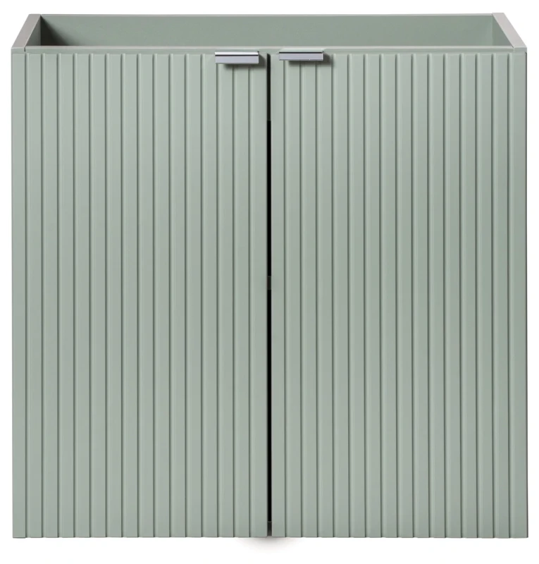 Zestaw mebli łazienkowych LINE REED GREEN z szafką pod umywalkę 120 cm - szafka pod umywalkę z drzwiami Line Reed Green D 82-60-2D