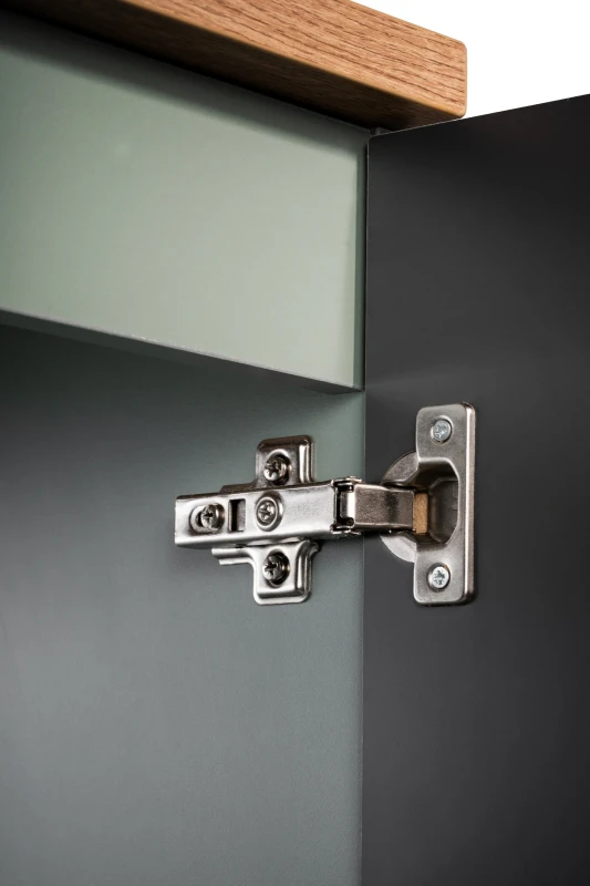 Zestaw mebli łazienkowych LINE REED GREEN z szafką pod umywalkę 120 cm - aranżacja