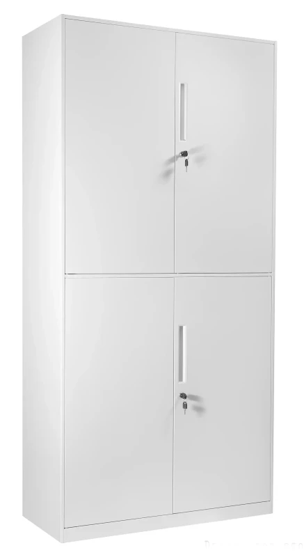 Szafka metalowa z uchwytem XD-0030 zamykana na klucz Biały/Biały