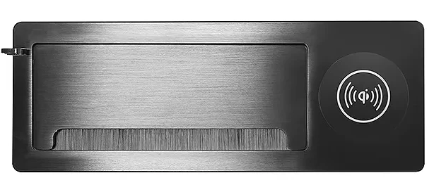 Mediaport YO-706 do blatów biurowych z ładowaniem indukcyjnym Czarny