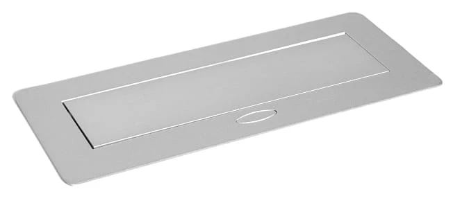 Mediaport YO-602A do blatów biurowych 2 gniazda 2 USB Srebrny