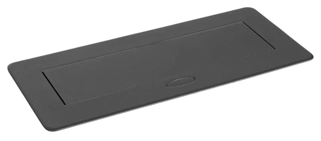 Mediaport YO-602A do blatów biurowych 2 gniazda 2 USB Czarny
