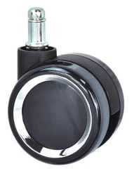 Kółka nylonowe CT65-691PA do foteli obrotowych komplet 5 szt