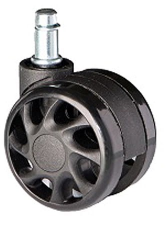 Kółka nylonowe CT60-252 do foteli obrotowych komplet 5 szt