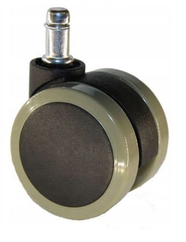 Kółka gumowane CT60-431G do foteli obrotowych komplet 5 szt