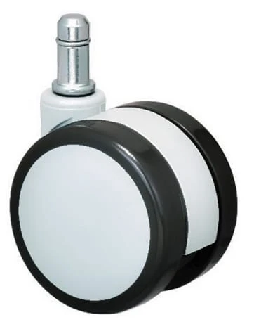 Kółka gumowane CT60-281B do foteli obrotowych komplet 5 szt