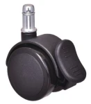 Kółka gumowane z hamulcem CT50-156BH do foteli obrotowych komplet 5 szt