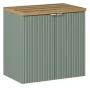 Zestaw mebli łazienkowych LINE REED GREEN szafka 60 cm 2 drzwi z umywalką Pati i blatem 60 cm