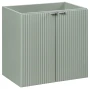 Zestaw mebli łazienkowych LINE REED GREEN szafka 60 cm 2 drzwi z umywalką Pati i blatem 60 cm