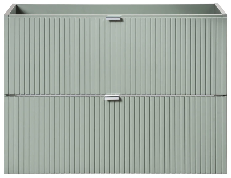Zestaw mebli łazienkowych LINE REED GREEN szafka 80 cm z umywalką Beyond i blatem 80 cm