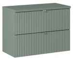 Zestaw mebli łazienkowych LINE REED GREEN szafka 80 cm z blatem 80 cm
