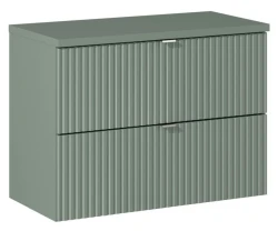 Zestaw mebli łazienkowych LINE REED GREEN szafka 80 cm z blatem 80 cm