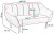 Sofa tapicerowana Molly II w stylu skandynawskim 48h - wymiary