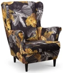 Fotel uszak Lily Monstera w stylu skandynawskim