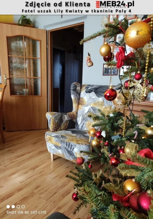Fotel uszak Lily Poly w stylu skandynawskim- zdjęcie od klienta