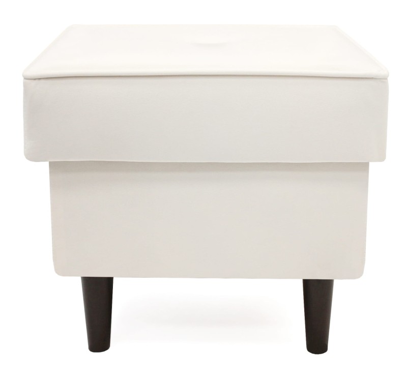 Podnóżek tapicerowany Lily w stylu skandynawskim