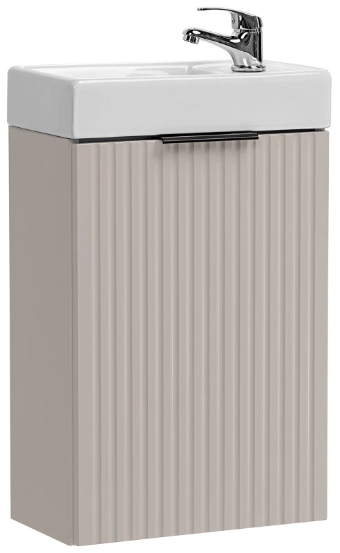 Szafka pod umywalkę 40 cm Adel Cashmere - aranżacja z umywalką