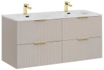 Zestaw mebli łazienkowych ADEL CASHMERE 120 cm z umywalką Sky - 3 elementy