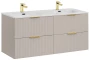 Zestaw mebli łazienkowych ADEL CASHMERE 120 cm z umywalką Sky - 3 elementy
