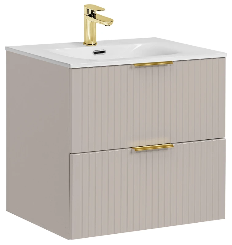 DSZestaw mebli łazienkowych ADEL CASHMERE szafka 60 cm z umywalką Sky