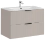Zestaw mebli łazienkowych ADEL CASHMERE 80 cm - szafka pod umywalkę ADEL CASHMERE 82-80-2S + umywalka meblowa SKY 80/DP-8099