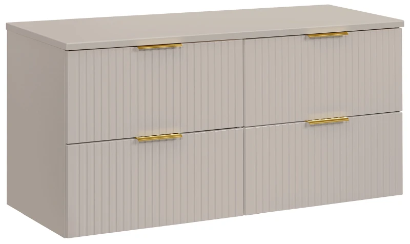 Zestaw mebli łazienkowych ADEL CASHMER z blatem 120 cm - 3 elementy