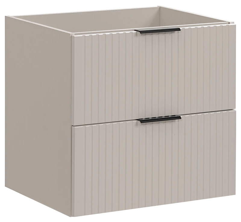 Zestaw mebli łazienkowych ADEL CASHMER z dwiema szafkami 60 cm, blatem 120 cm i słupkiem - szafka pod umywalkę ADEL CASHMERE 82-60-2S