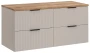 Zestaw mebli łazienkowych ADEL CASHMERE z blatem wotan 120 cm - 3 elementy