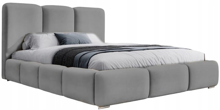 Łóżko tapicerowane Vermut z pojemnikiem 140x200 dwuosobowe