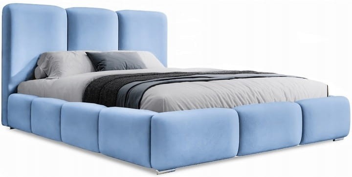 Łóżko tapicerowane Vermut z pojemnikiem 140x200 dwuosobowe