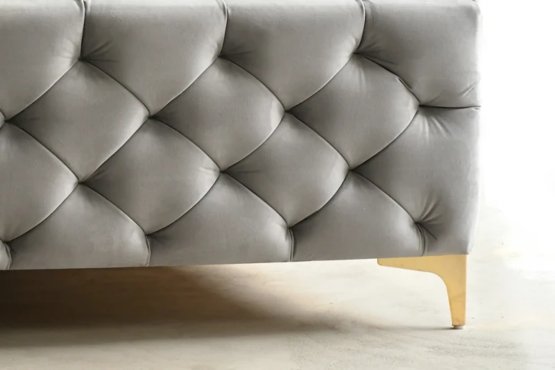 Łóżko tapicerowane Roksi z pojemnikiem 120x200 dwuosobowe