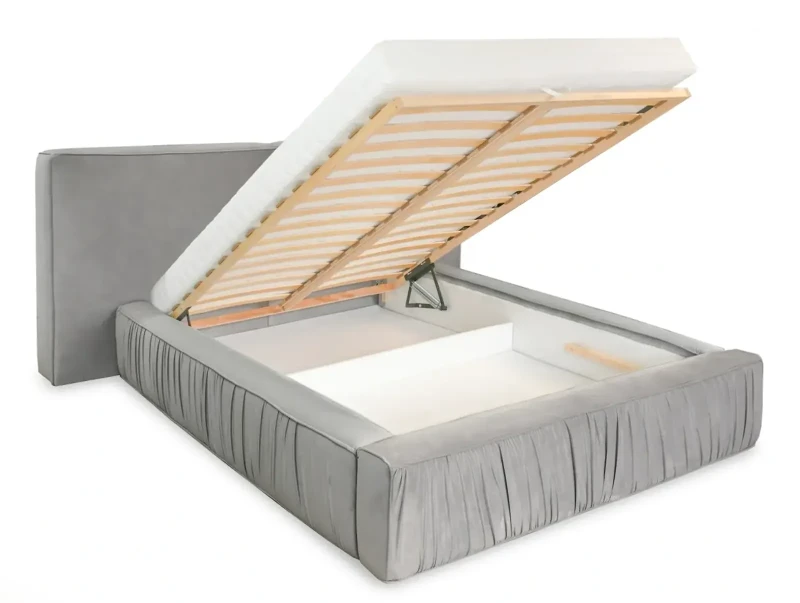 Łóżko tapicerowane Kombo z pojemnikiem 160x200 dwuosobowe