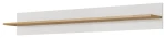 Półka wisząca Arco 138 cm biały + dąb grandson
