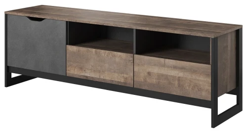 Stolik RTV Arden z szufladami 160 cm dąb sand grange